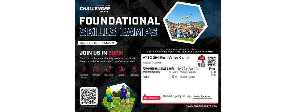 Foundational Skills Camp - Jul 28th thru Aug 1st
